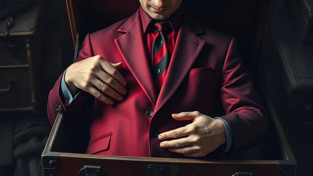 Dream symbol: red and black suit: scenarios: Dream About Finding a Red and Black Suit: Unexpected Opportunities