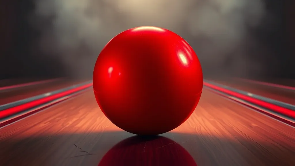 Dream symbol: red bowling ball: scenarios: Dream of a Giant Red Bowling Ball