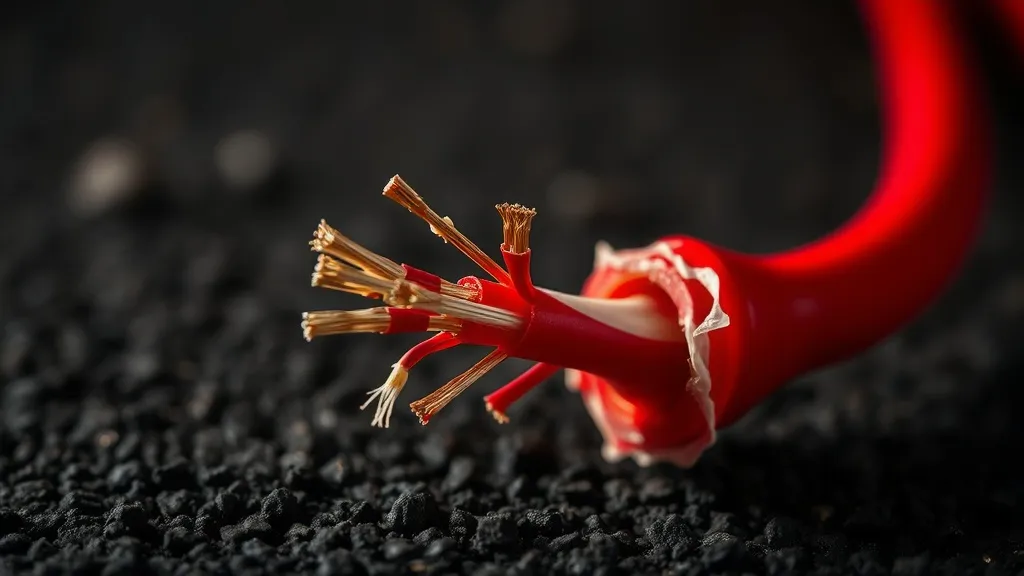 Dream symbol: red cable: symbolism: Potential for Breakdown or Failure