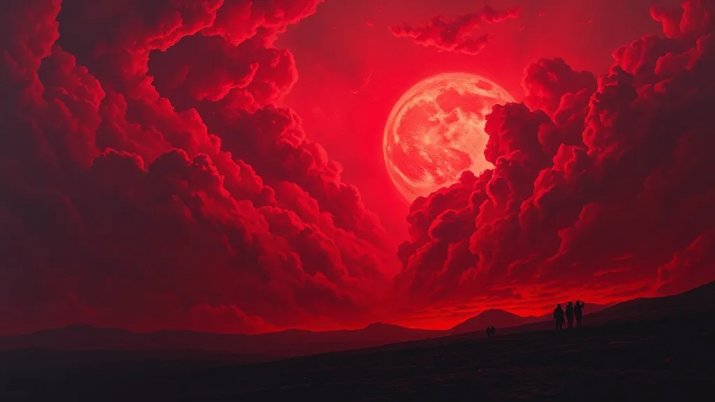 Dream symbol: red clouds: scenarios: Dreaming of Blood Red Clouds and Violence