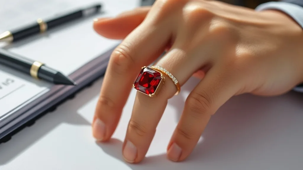 Dream symbol: red diamond ring: symbolism: Power and Authority
