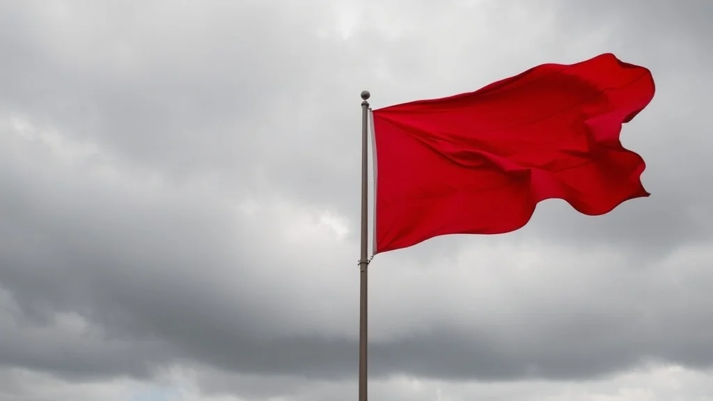 Dream symbol: red flag: scenarios: Dream of Being Warned by a Red Flag