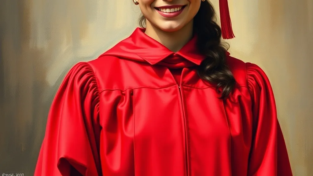 Dream symbol: red graduation gown: symbolism: Pride and Accomplishment