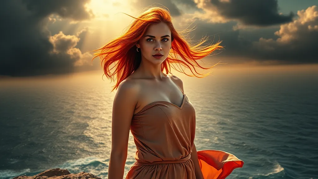 Dream symbol: red headed woman: symbolism: Expression of Emotional Strength and Resilience