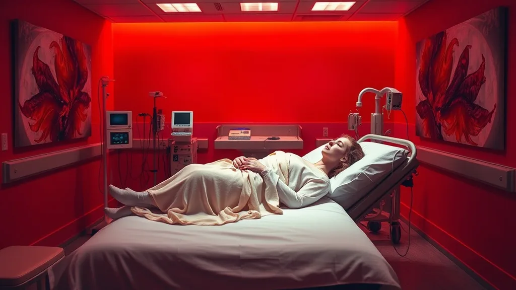 Dream symbol: red hospital room: symbolism: Birth and Renewal