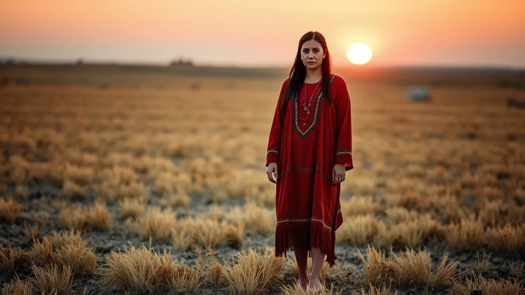 Dream symbol: red indian dress: scenarios: Dream of a red Indian dress that is too big or too small