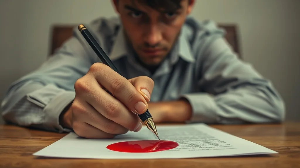 Dream symbol: red ink: scenarios: Dream of Writing with Red Ink