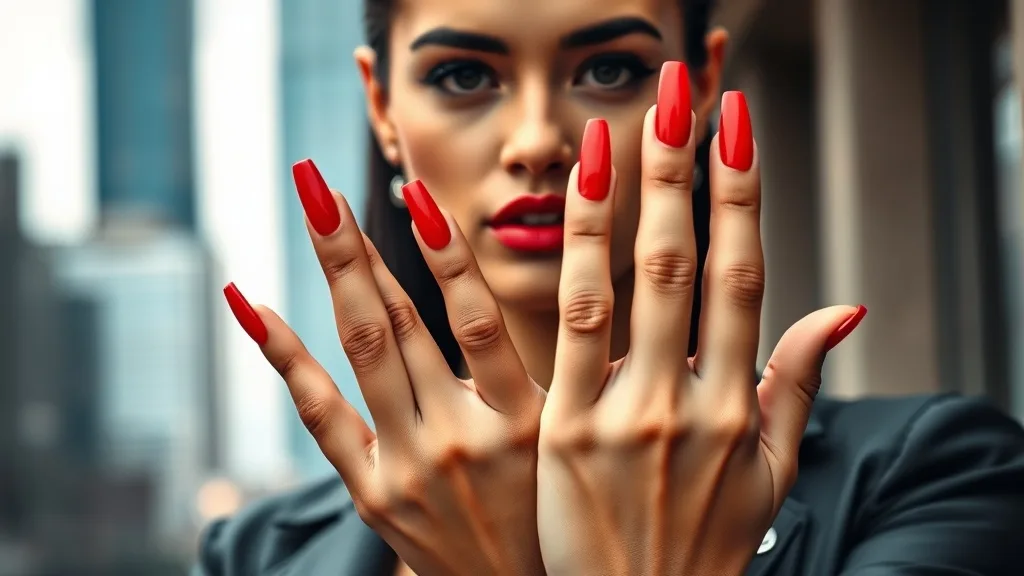 Dream symbol: red nails: symbolism: Confidence and Boldness