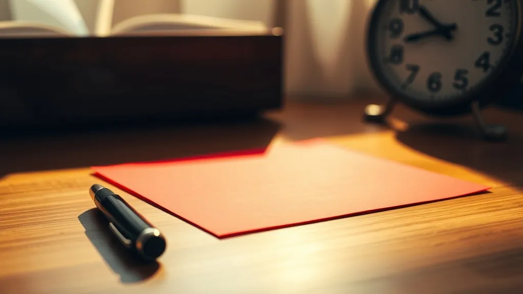 Dream symbol: red paper: symbolism: Red Paper Representing Warnings or Urgent Messages
