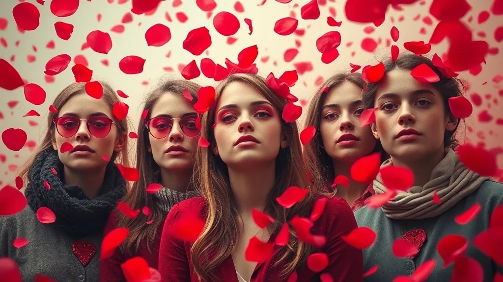 Dream symbol: red petals: demographics: People with Creative Professions