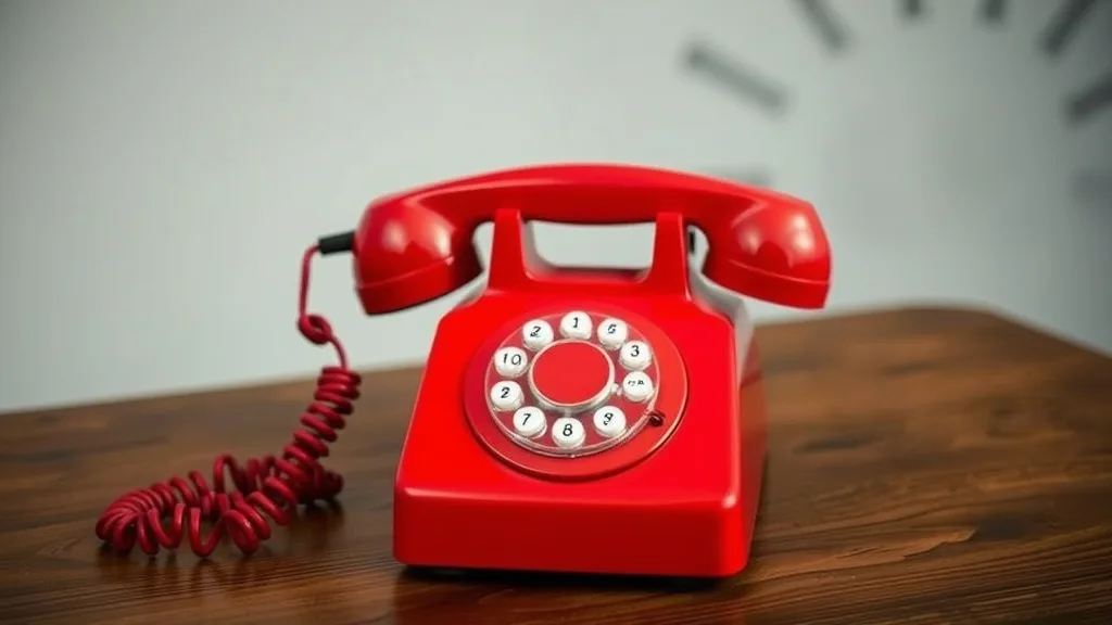 Dream symbol: red phone: scenarios: Dream of Talking on a Red Phone