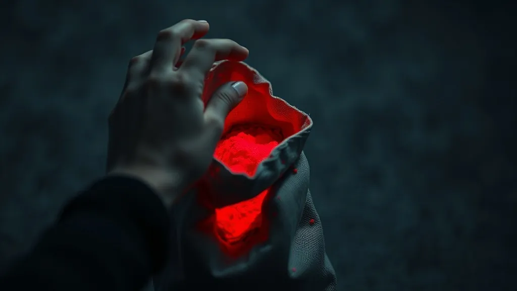Dream symbol: red powder: scenarios: Dream about Red Powder in a Bag or Container