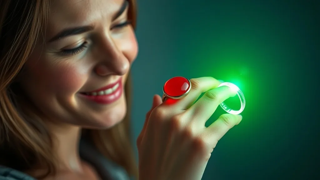 Dream symbol: red ring: scenarios: Dream of a Red Ring Turning Green