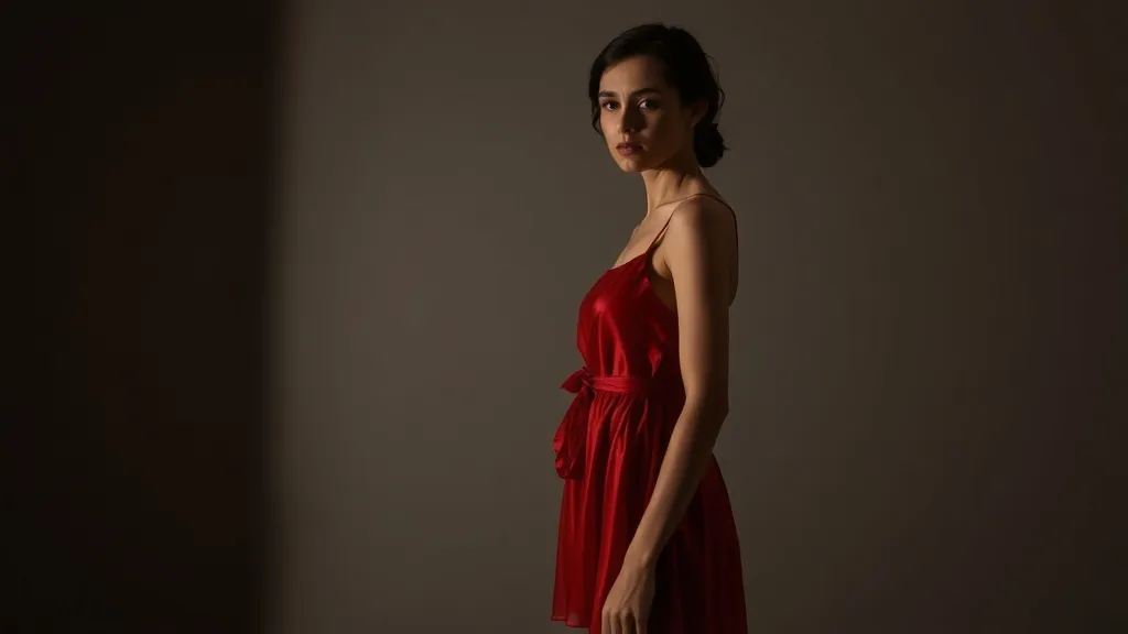 Dream symbol: red silk dress: symbolism: Vulnerability and Exposure