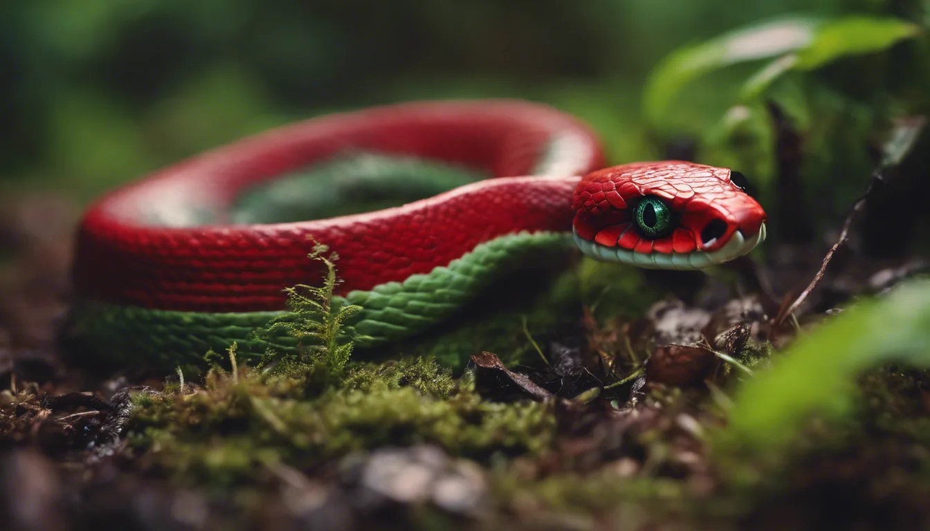 Dream symbol: red snake: scenarios: Dream of Tiny Red Snake