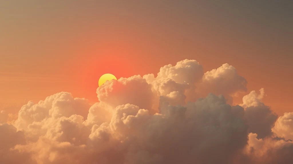 Dream symbol: red sun: scenarios: Dream of Red Sun Behind the Clouds