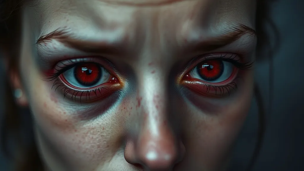 Dream symbol: red and swollen eyes: demographics: Individuals Feeling Guilty or Ashamed