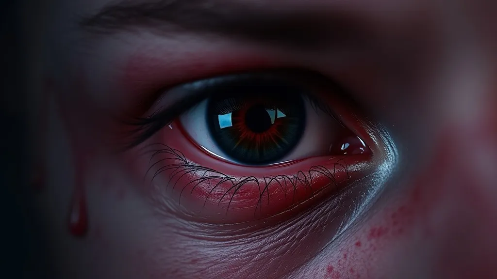 Dream symbol: red and swollen eyes: scenarios: A Recurring Dream of Red and Swollen Eyes
