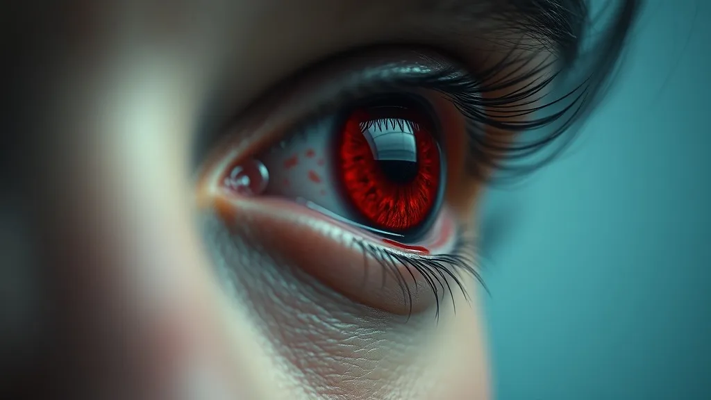 Dream symbol: red and swollen eyes: symbolism: Need for Emotional Healing and Rest