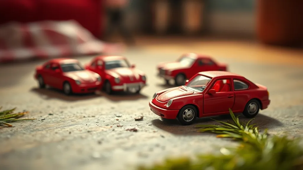 Dream symbol: red toy cars: symbolism: Symbolic Representation of Relationships