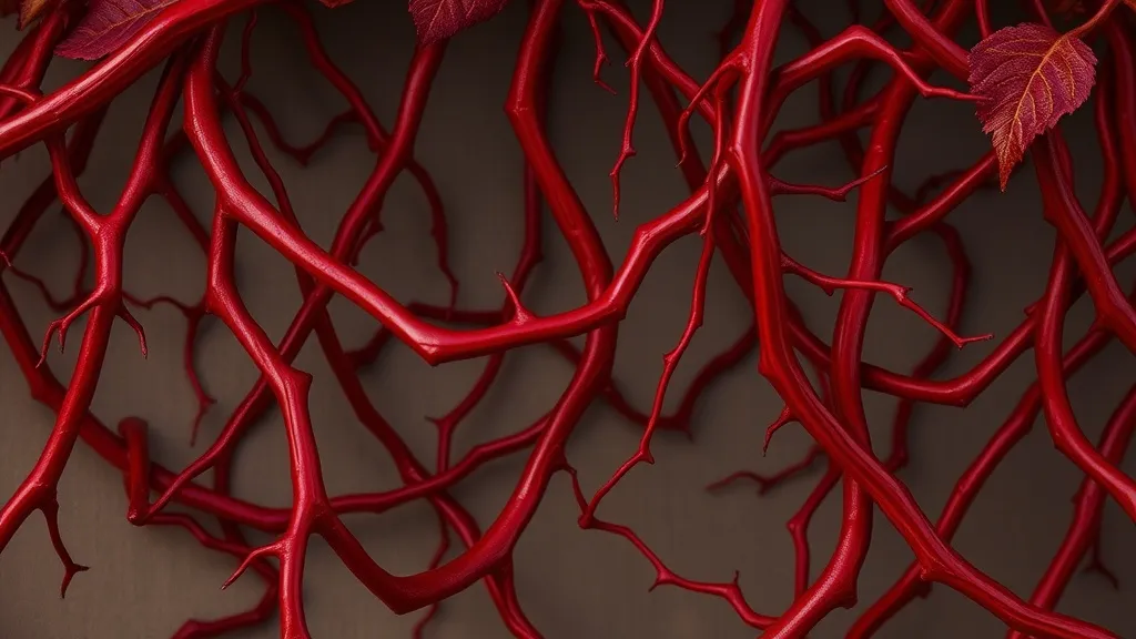Dream symbol: red vines: symbolism: Sensuality and Desire