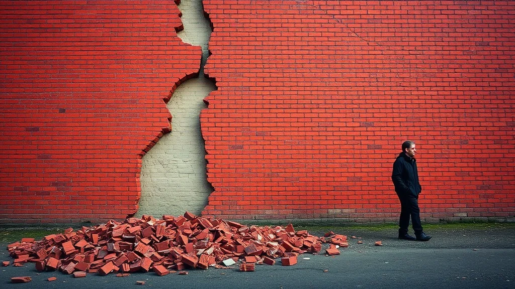 Dream symbol: red wall: scenarios: Dream of a Red Wall Crumbling