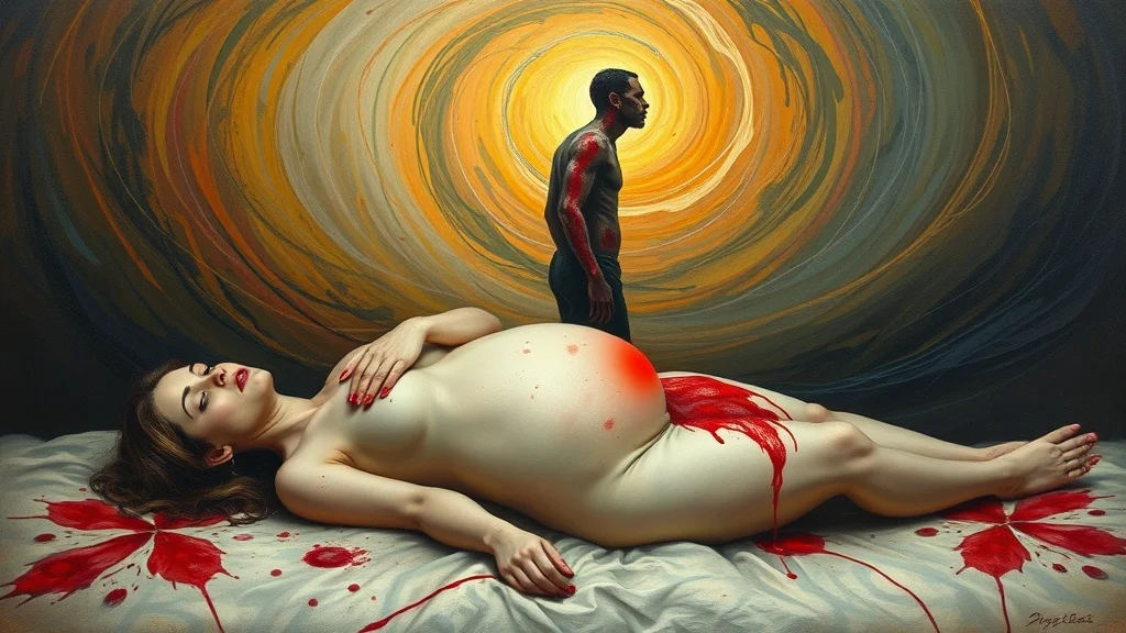 Dream symbol: reddish stains: symbolism: Birth or Death
