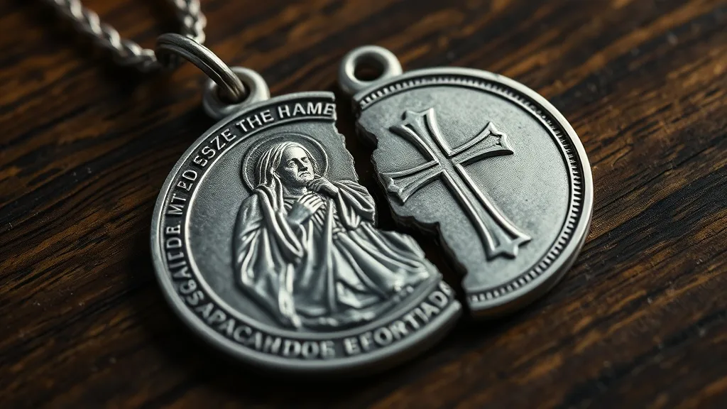Dream symbol: religious medals: scenarios: Dream of a religious medal breaking