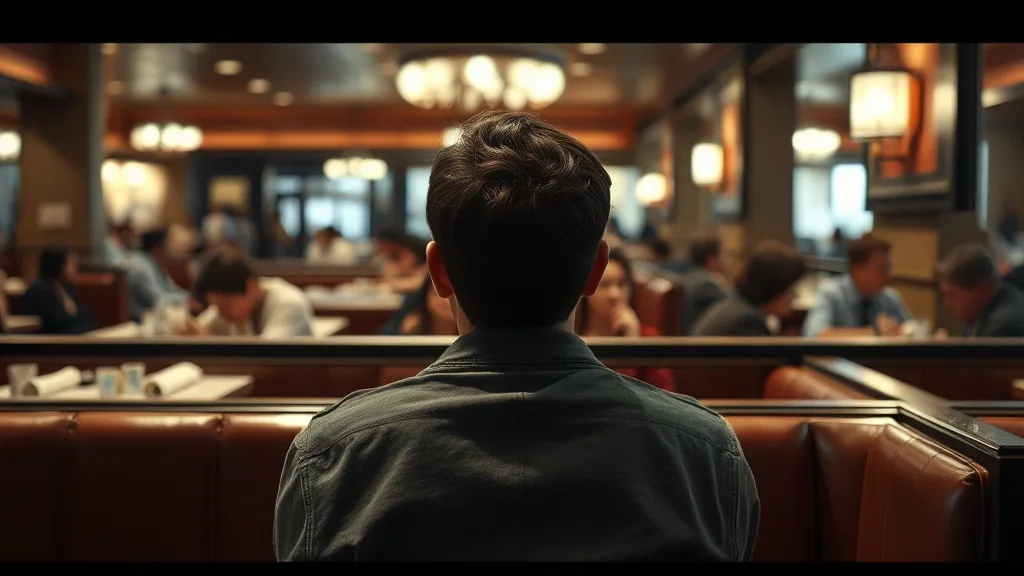 Dream symbol: restaurant booth: scenarios: Dream of being seated in a booth with a view of the dining room
