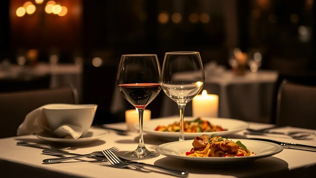 Dream symbol: restaurant table: scenarios: Dream about a Romantic Dinner at a Restaurant Table
