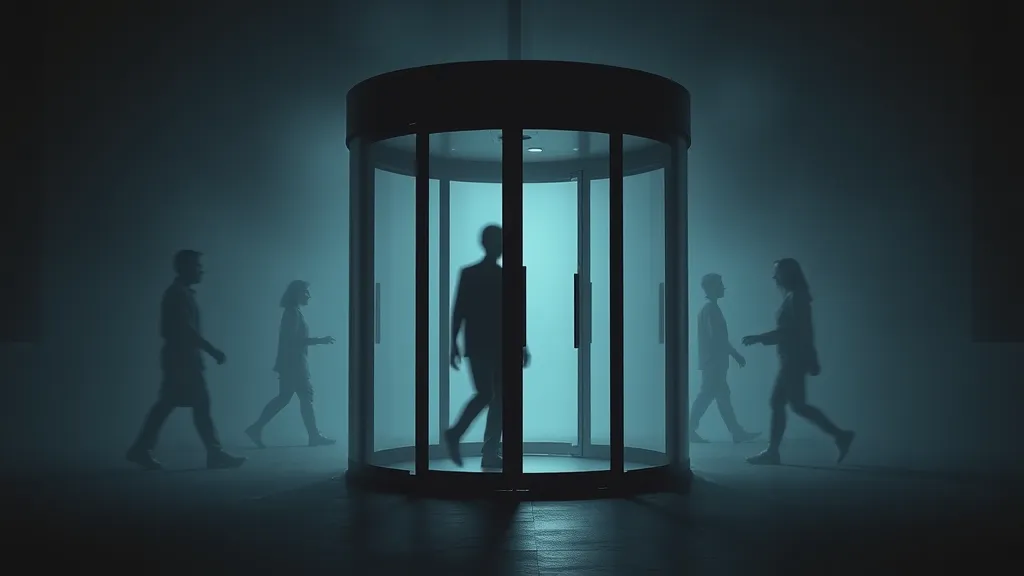 Dream symbol: revolving doors: symbolism: Feelings of Being Stuck or Repetitive Patterns
