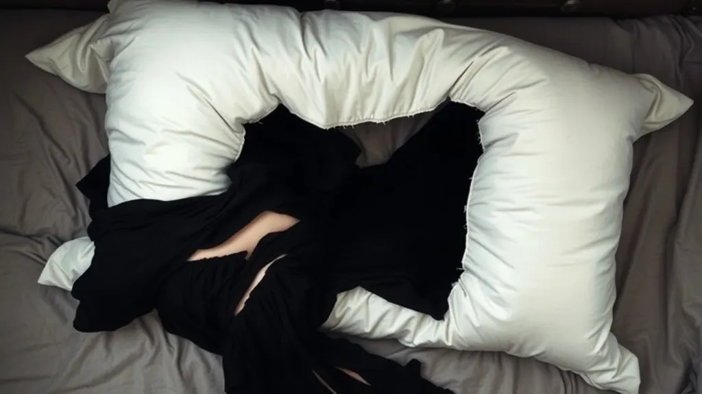 Dream symbol: ripped dress: scenarios: Dream of Ripping a Dress on a Pillow