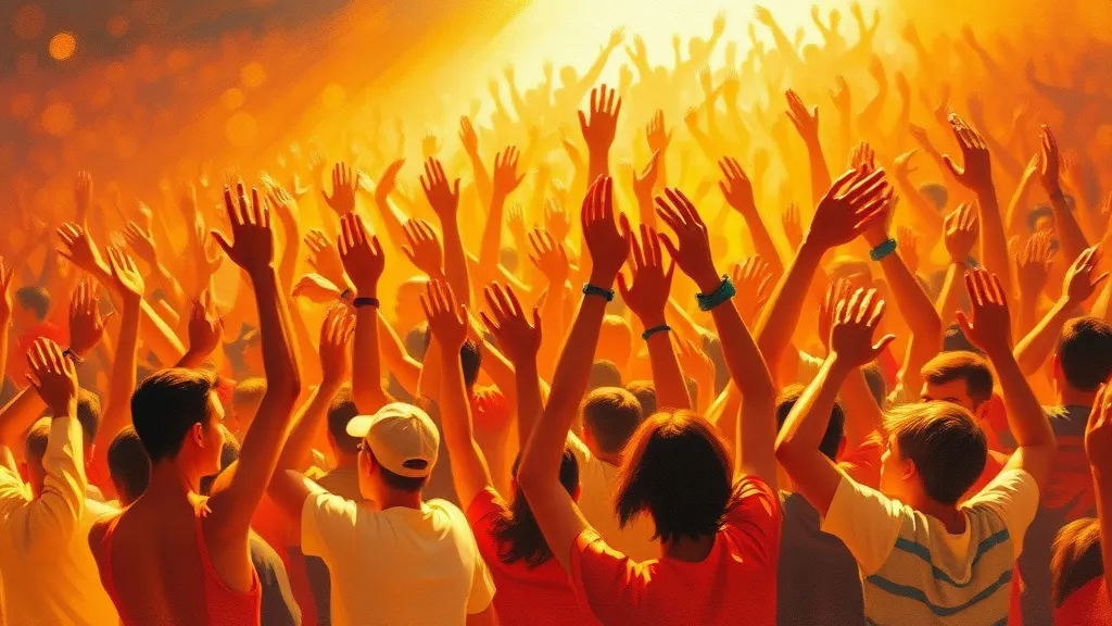 Dream symbol: crowd cheering: symbolism: Overwhelming Support and Encouragement