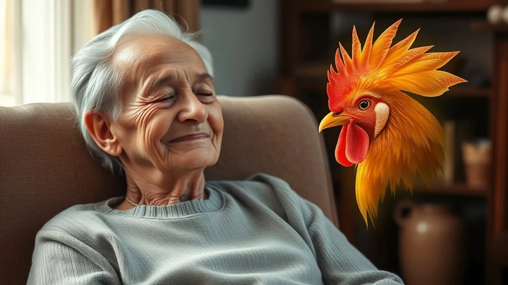 Dream symbol: rooster heads: demographics: Elderly Individuals