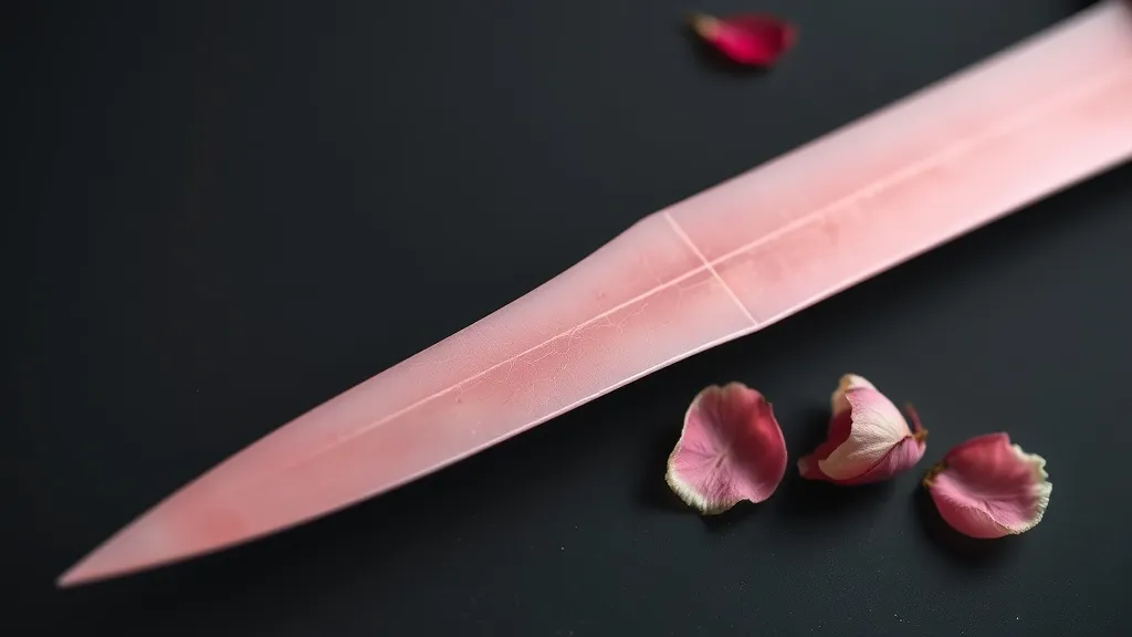 Dream symbol: rose-colored dagger: symbolism: Self-Inflicted Wounds: Internal Conflicts and Self-Sabotage