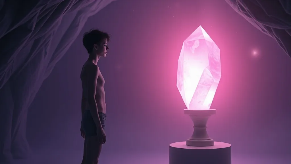 Dream symbol: rose quartz crystal: scenarios: Dreaming about a rose quartz crystal in a dream within a dream