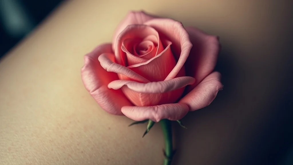 Dream symbol: rose tattoo: symbolism: Beauty and Transience