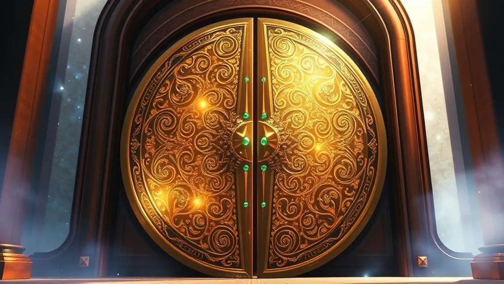Dream symbol: rotating door: scenarios: Dreaming of a Glittering or Ornate Rotating Door