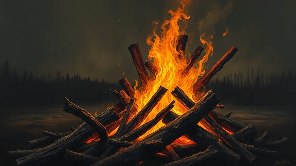 Dream symbol: rotten wood: scenarios: Dream about Burning Rotten Wood