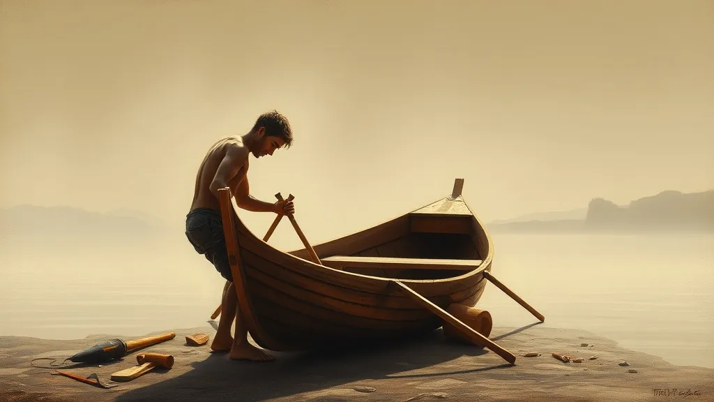 Dream symbol: rowboat: scenarios: Dream About Building a Rowboat