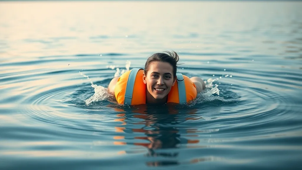 Dream symbol: rubber floaters: scenarios: Dream About Falling Into Water with Rubber Floaters