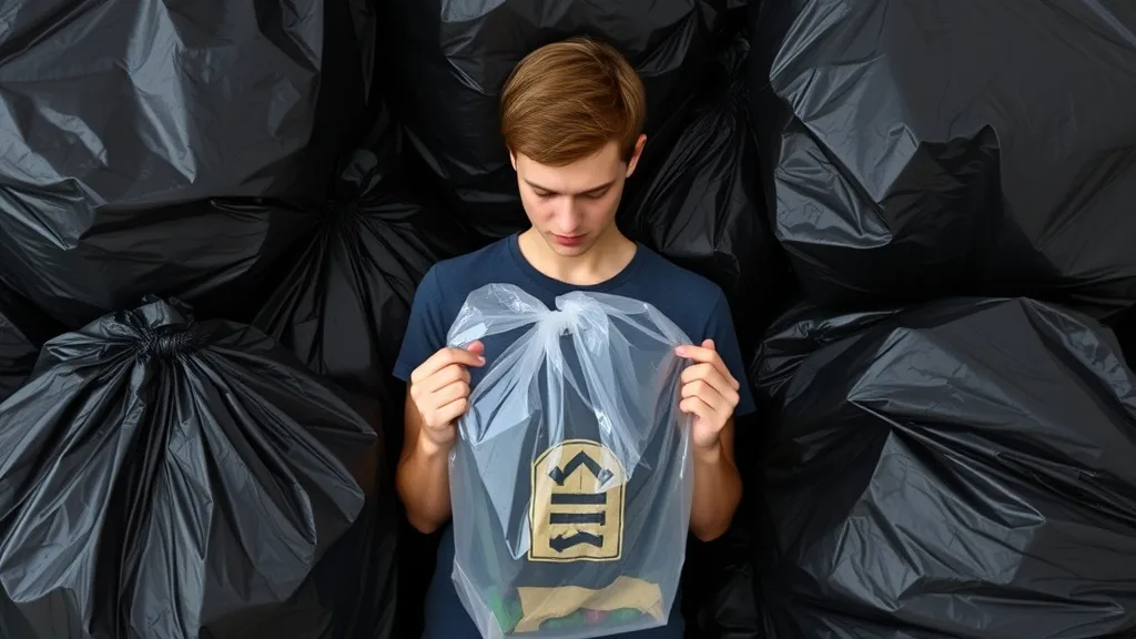 Dream symbol: rubbish bags: symbolism: Need for Self-Reflection and Decluttering