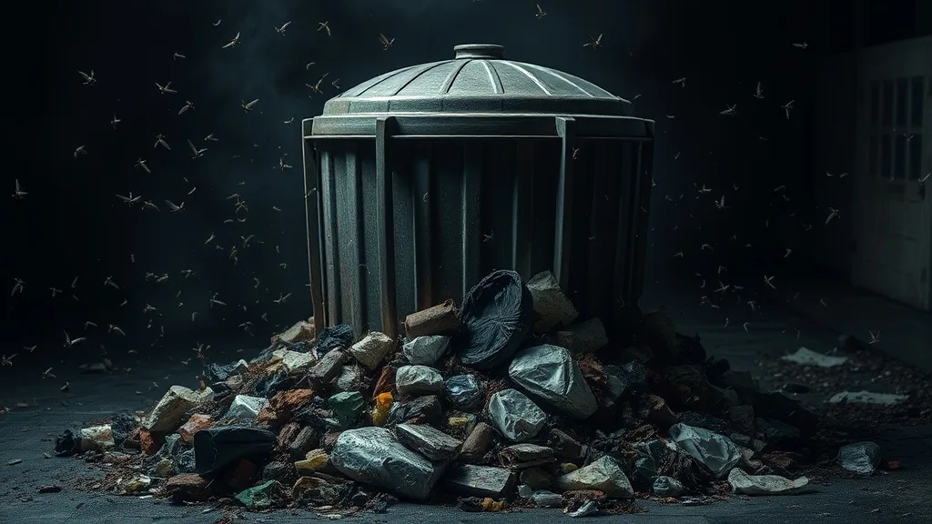 Dream symbol: rubbish dustbin: scenarios: Dream of a rubbish dustbin smelling bad