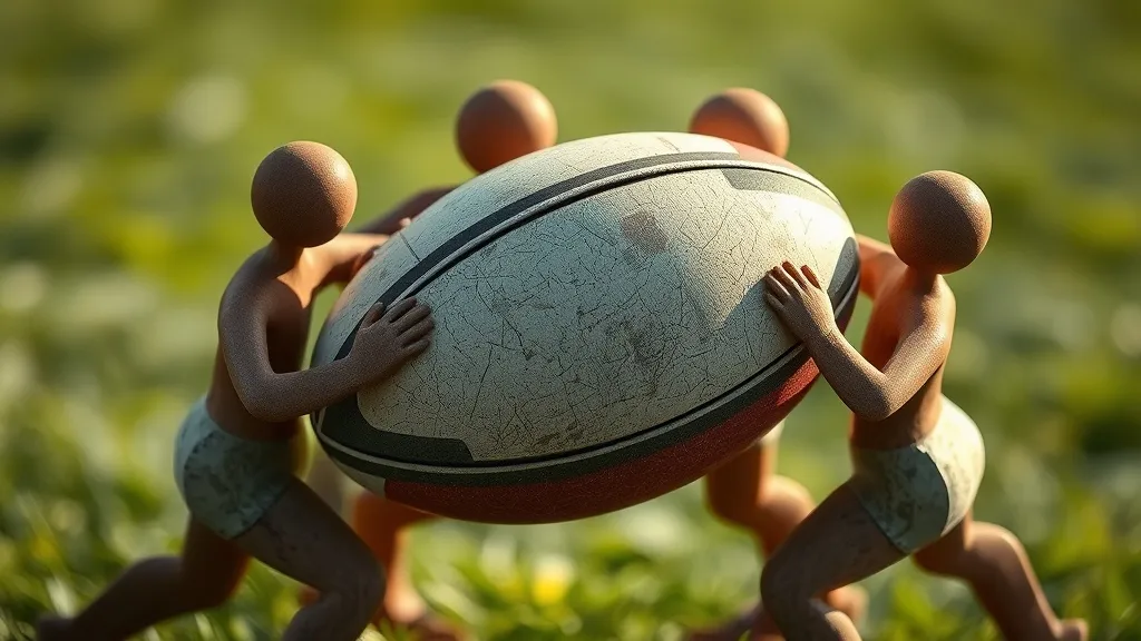 Dream symbol: rugby ball: symbolism: Teamwork and Collaboration in Dreams