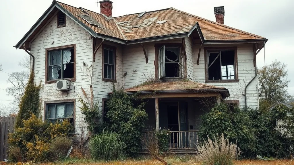 Dream symbol: run down building: scenarios: Dream about a run down house
