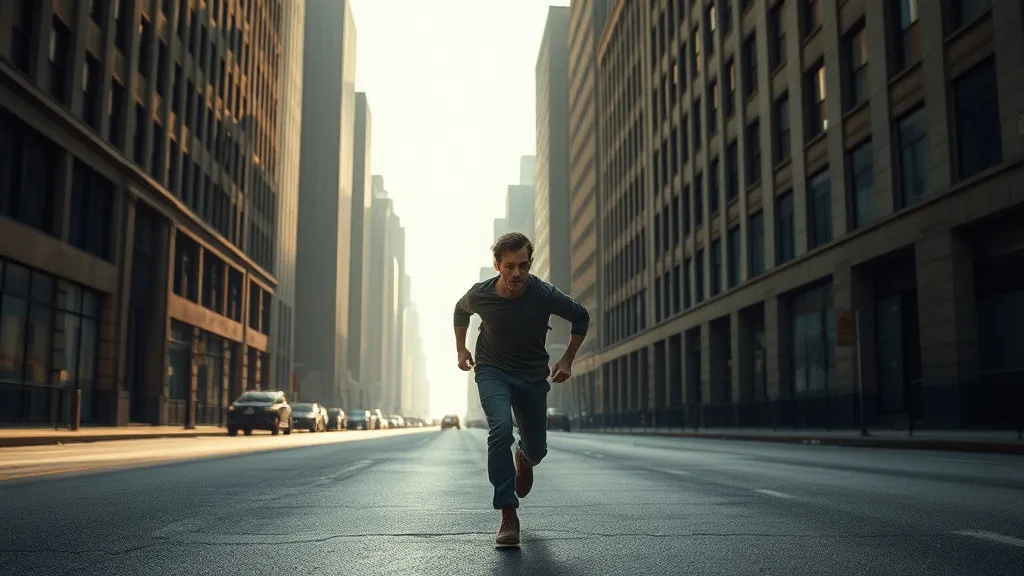 Dream symbol: running man: scenarios: Dream of a Man Running in a City