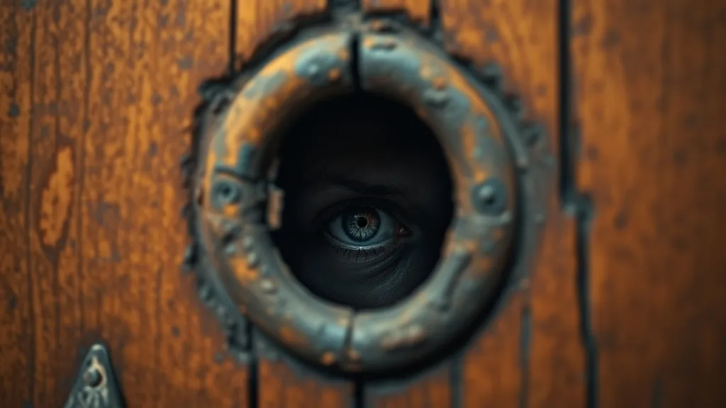 Dream symbol: rusty doors: scenarios: Dream of Peeking Through a Rusty Door's Keyhole