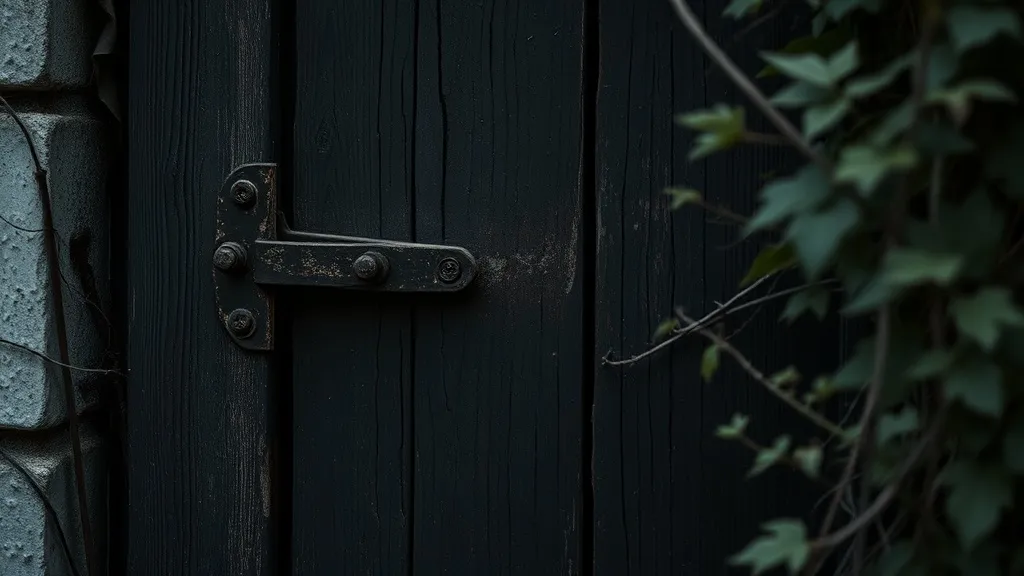 Dream symbol: rusty doors: symbolism: Missed Opportunities and Lost Potential