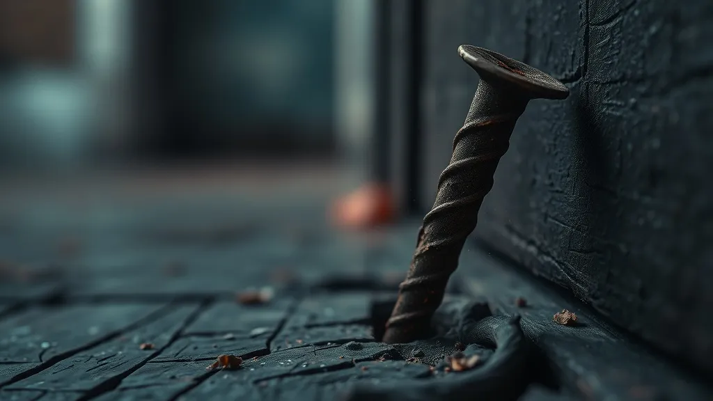Dream symbol: rusty nail: scenarios: Dream about a rusty nail in a dream within a dream