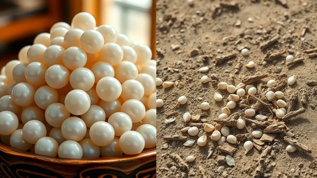 Dream symbol: sago seeds: scenarios: Dream of sago seeds representing wealth